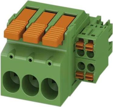 Actual product image Phoenix Contact Hybrid print connector, straight, 7.62mm pitch, 7 poles