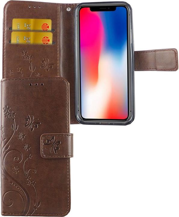 Produktbild König Design Hülle Handy Schutz für Apple iPhone X Case Cover Tasche Wallet Etui Handyhülle (Apple iPhone X)