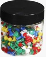 Actual product image Exacompta Pinboard Pin Push Pins (200 x)
