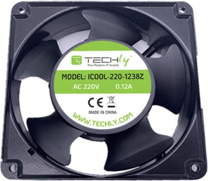 Immagine prodotto Techly Ventola per PC 120x120x38 220V (120 mm, 1 x)