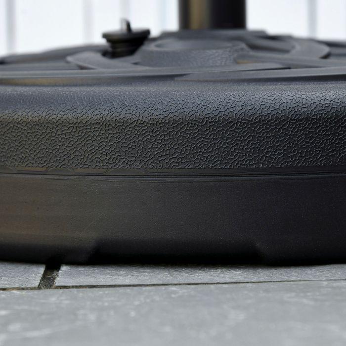 Produktbild Swisshandel24 Sonnenschirmständer bis 35 kg befüllbar rund, Ø38/48 mm, Schwarz