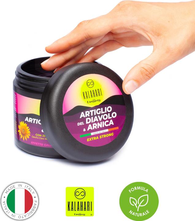 Actual product image Kalahari 4 Wellness Griffe du Diable et Arnica Gel - Extra Fort - Effet Chauffant (1 x, 510 g)
