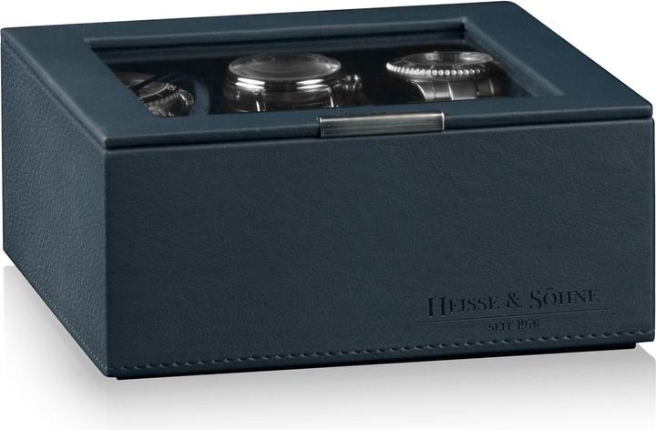 Produktbild Heisse & Söhne Stapelbares Schmuckkästchen Mirage L - Oberteil: Uhrenbox für 6 Uhren - Blau