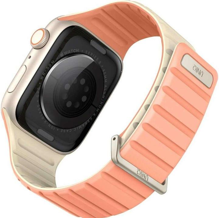 Produktbild Uniq Revix Evo (40 mm, 41 mm, 42 mm, Metall, Silikon, Apple Watch SE, Apple Watch SE (2022/2023), Apple Watch Series 1, Apple Watch Series 3, Apple Watch Series 2, Apple Watch Series 4, Apple Watch Series 5, Apple Watch Series 6, Apple Watch Series 7, Apple Watch Series 8, Apple Watch Series 9)