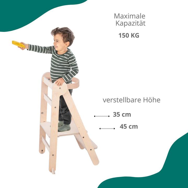 Produktbild MamaToyz Zusammenklappbarer Lernturm