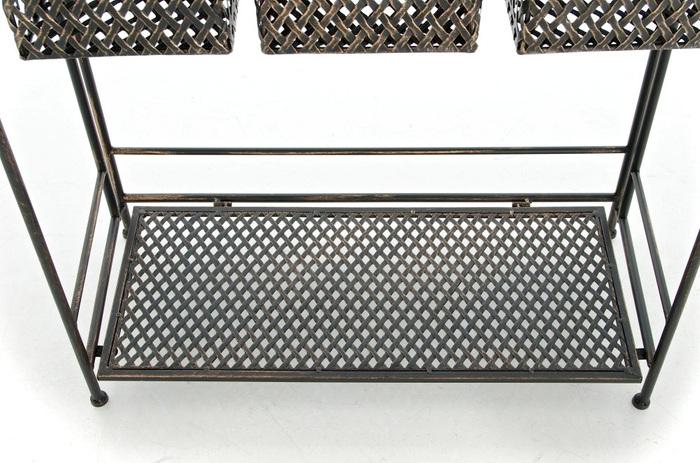 Produktbild Swisshandel24 XL Pflanzregal Shine, bronze