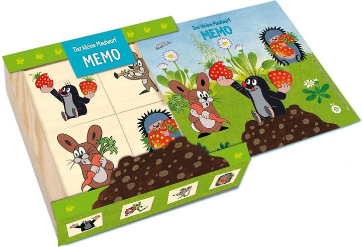 Actual product image The Little Mole - Wooden Memo (German)