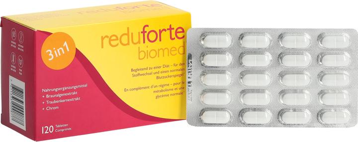 Actual product image Biomed Reduforte (120 Piece, Pills, 163 g)