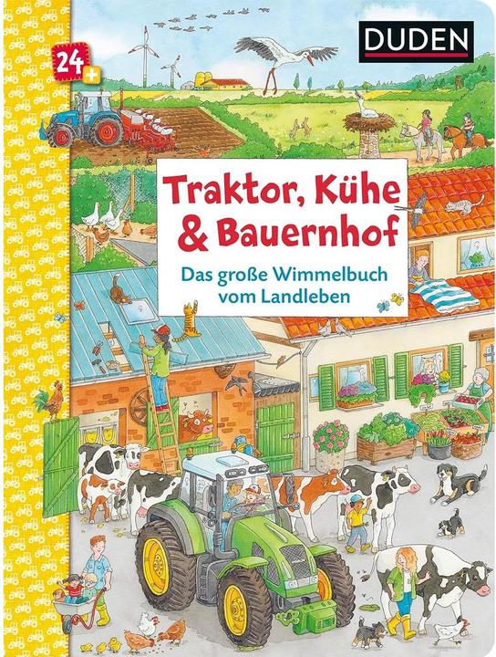 Productafbeelding Traktor, Kühe & Bauernhof: Das grosse Wimmelbuch vom Landleben (Duits, Christina Brown, 2023)