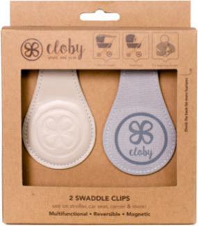 Actual product image Cloby Leder Magnet Clips er Set Beige