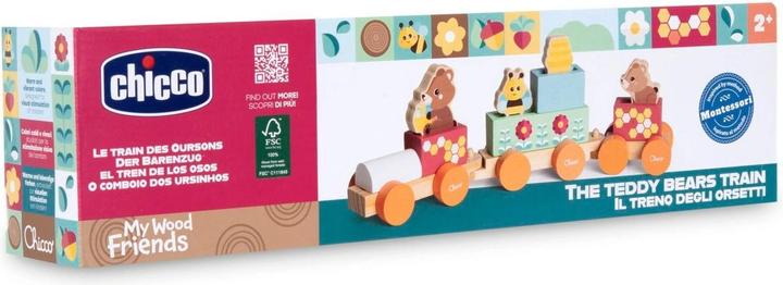 Actual product image Chicco My Wood Friends - Teddy'S Train