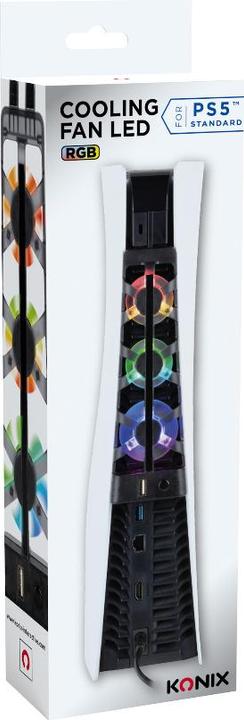 Immagine prodotto Konix Ventola di raffreddamento a LED RGB (PS5)