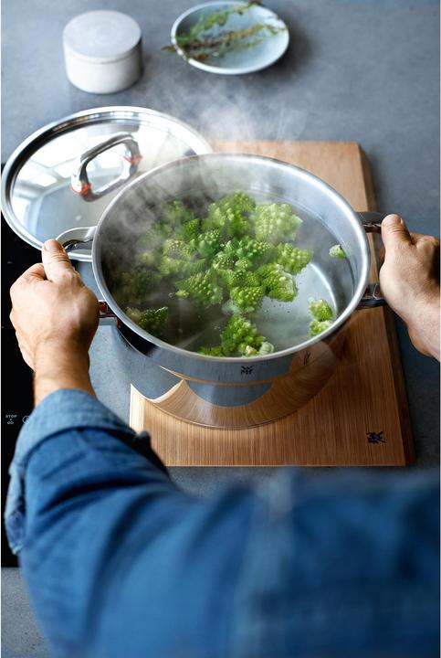 Image du produit WMF Casserole Casserole à induction 20cm Casserole 3,3l Couvercle PremiumOne Acier inoxydable (20 cm, Casserole, Acier inoxydable)