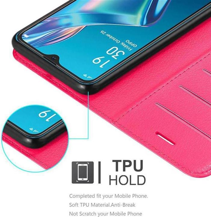 Actual product image Cadorabo Book with stand function cover (Oppo A12)