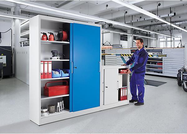 Actual product image eurokraft pro sliding door wardrobe (100 cm, 100 cm)