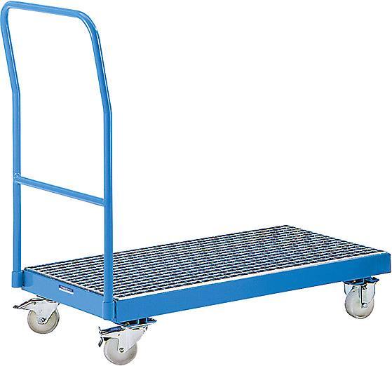 Produktbild eurokraft pro Fass-Transportwagen mit Auffangwanne 40 l (250 kg)