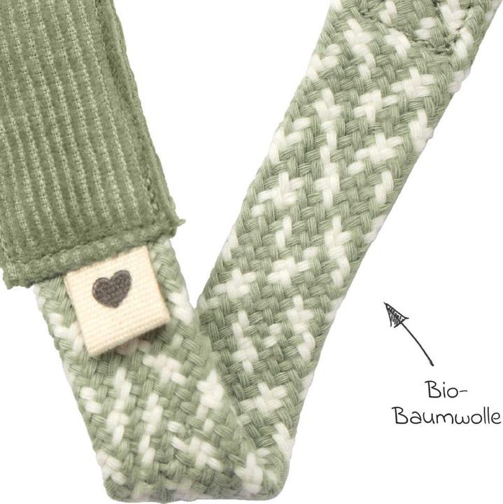 Image du produit Bibs Attache-sucette tressée, Sage/ Ivory (1 x)