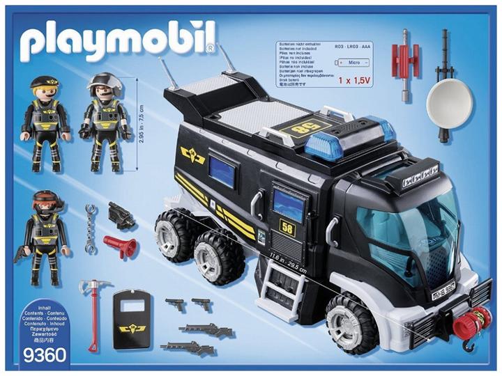 Actual product image Playmobil City Action SEK Truck (9360, Playmobil City Action)