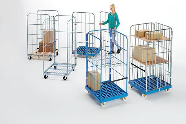 Produktbild kaiserkraft Rollbehälter mit Gitterwänden (500 kg)