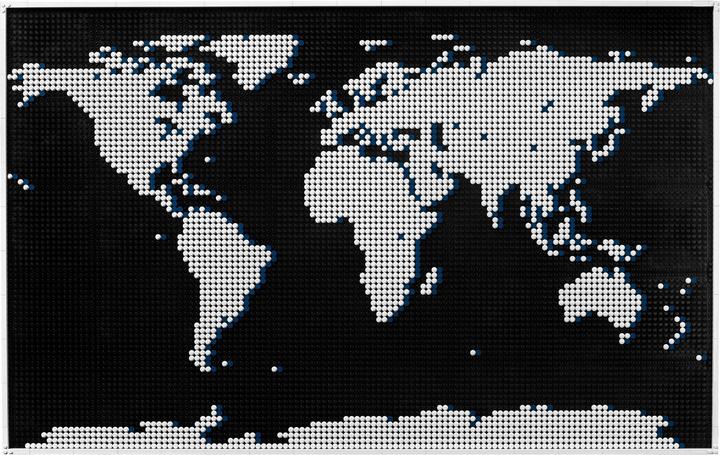 Immagine prodotto LEGO Mappa del mondo (31203, LEGO Art, Set LEGO rari)