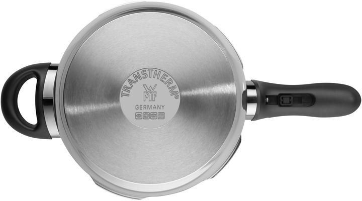 Produktbild WMF Schnellkochtopf 3tlg 4,5+3l grosses Kochsignal Perfect Plus Induktion (22 cm, Pfannenset + Topfset, Edelstahl)