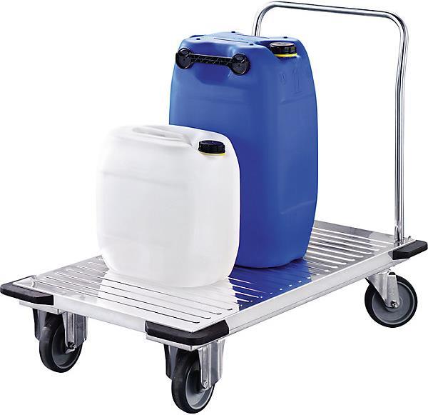 Actual product image eurokraft pro Stainless steel platform truck (350 kg)