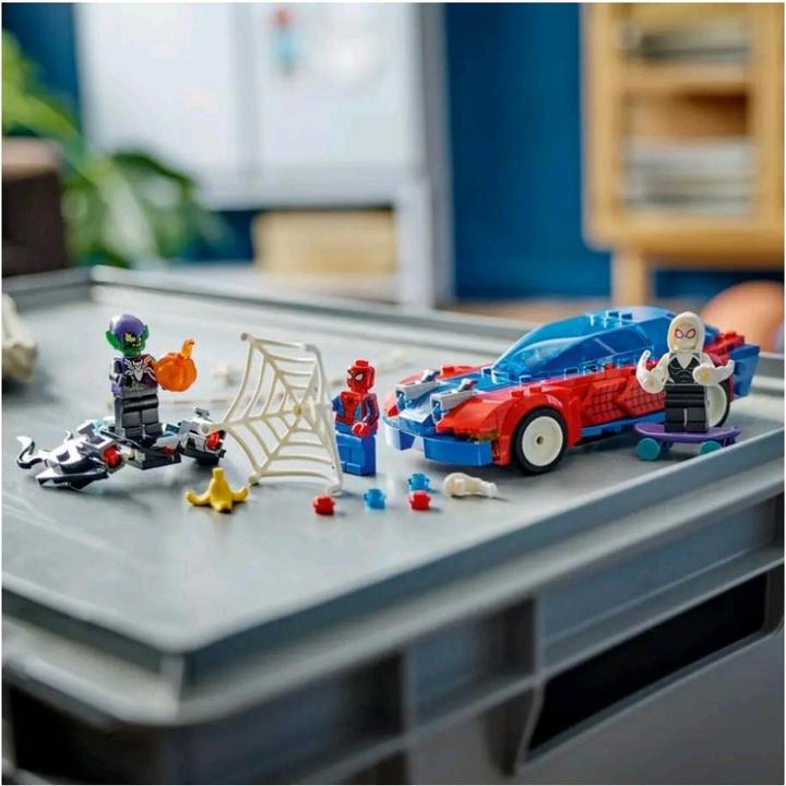 Produktbild LEGO Spider-Mans Rennauto & Venom Green Goblin (76279, LEGO Marvel)