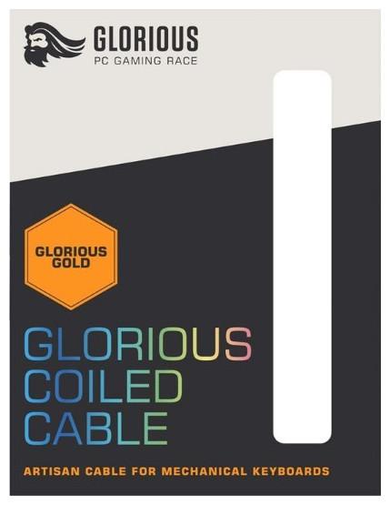 Image du produit Glorious PC Gaming Race Coiled Cable Glorious Gold, USB-C auf USB-A Spiralkabel