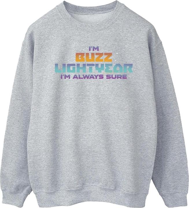 Actual product image Disney Mens Lightyear Always Sure Text Sweatshirt (M)