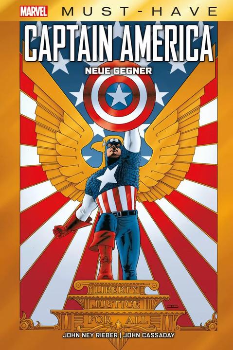 Produktbild Panini Marvel Must-Have: Captain America - Neue Gegner (Deutsch, John Ney Rieber, John Cassaday, 2023)