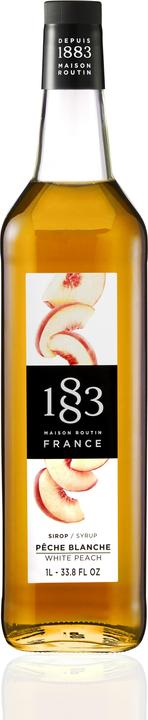 Produktbild 1883 Weisser Pfirsich Sirup 1l 0% (1 x 100 cl)