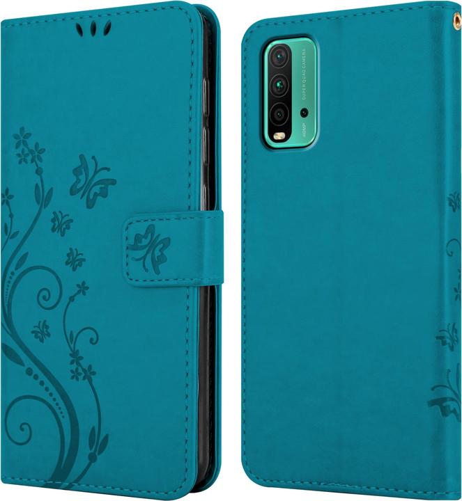 Immagine prodotto Cadorabo Copertina del libro a fiori (Xiaomi Redmi 9T, Xiaomi Poco M3)