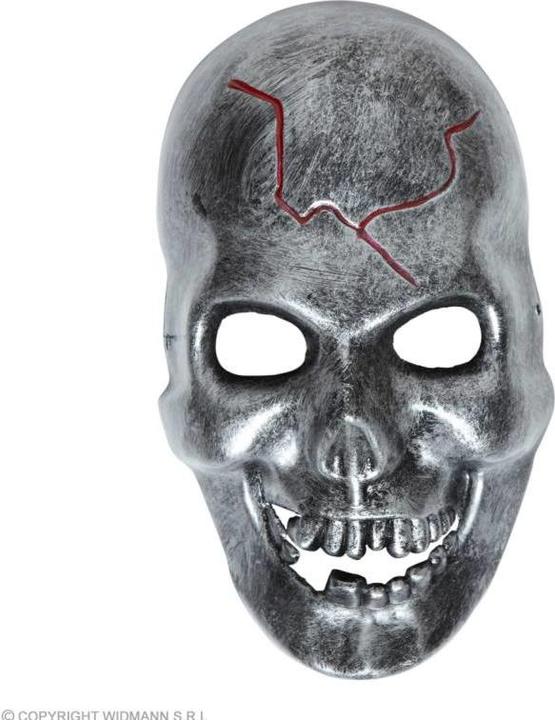 Actual product image Widmann Skull mask metal (One size)