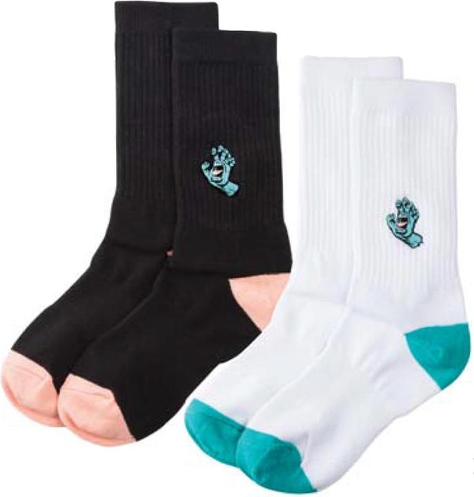Santa Cruz Mini Hand Socks (2 Pairs) (2er Pack, One Size)