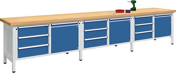 kaiserkraft Werkbank, extrabreit (405 cm, 70 cm)