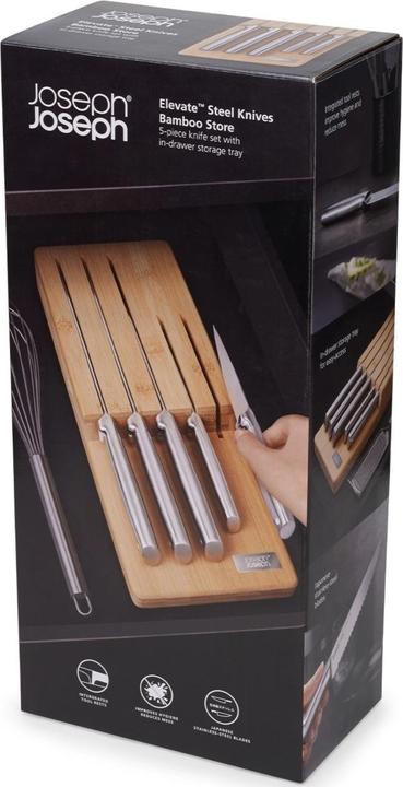 Image du produit Joseph Joseph Bloc à couteaux Elevate Steel Set de 5 pièces