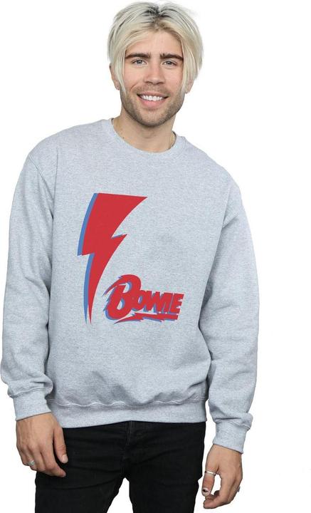 Produktbild David Bowie Red Bolt Sweatshirt (M)