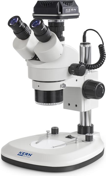 Kern OZL 466C832 Stereomikroskop Trinokular 45 x Auflicht, Durchlicht