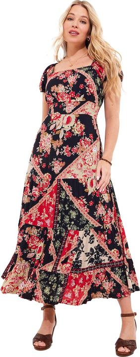 Actual product image Joe Browns Flowy Patchwork Maxi Dress (36)