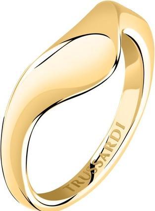 Image du produit Trussardi Anneau en acier T-Design TJAXA07 moderne plaqué or - Circuit : 56 mm (56)