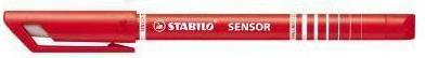Actual product image STABILO SENSOR F Finliner with spring-loaded sharpener (Red, 1 x)
