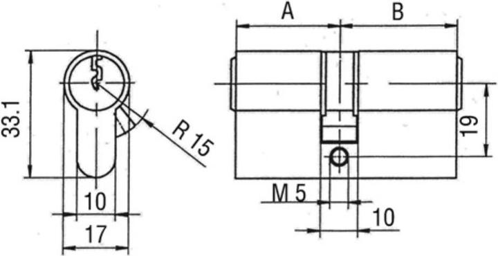 Produktbild BKS Profildoppelzylinder PZ 8800 31/31 mm Anzahl Schlüssel 3 gleichschliessend (Profildoppelzylinder)