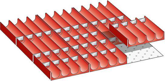Actual product image Lista Drawer divider set