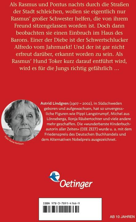 Produktbild Rasmus, Pontus und der Schwertschlucker (Astrid Lindgren, Thyra Dohrenburg, Horst Lemke, Deutsch)