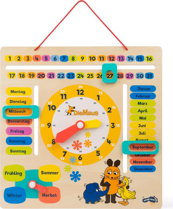 Image du produit small foot Le tableau d'apprentissage de la souris (Allemand)