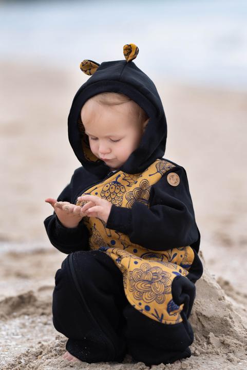 Produktbild Lennylamb Bear Romper - Under The Leaves (104)