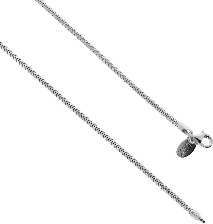 Immagine prodotto Xen Catena a serpente lunga 42 cm in argento 925 placcato in rodio (Argento 925, 42 cm)