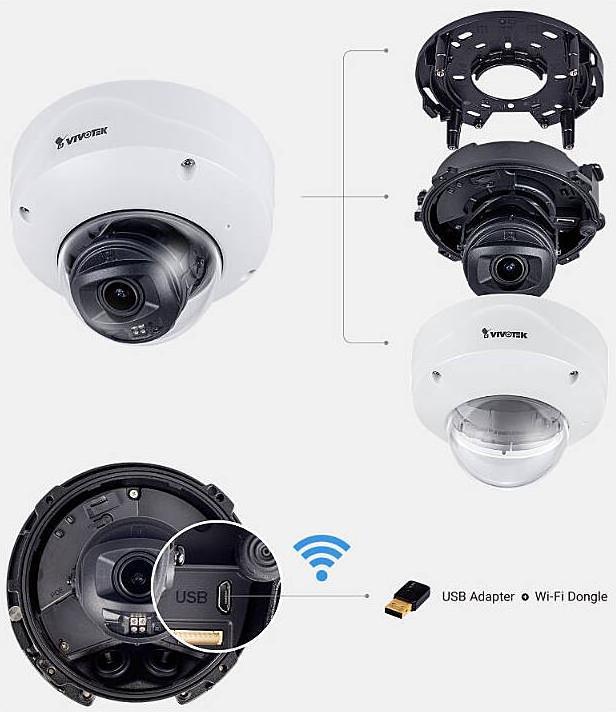 Actual product image Vivotek Ethernet camera / IP Cam (1920 x 1080 Pixels)