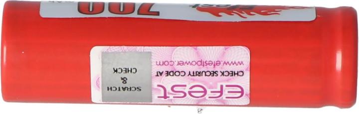 Immagine prodotto Efest Batteria IMR 14500 V1 - non protetta (1 pz., 14500, 700 mAh)