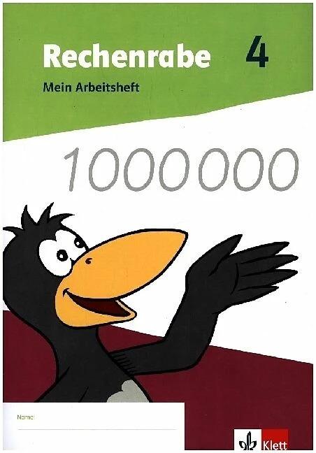 Actual product image Rechenrabe 4. Mein Arbeitsheft Klasse 4. Ausgabe Nordrhein-Westfalen (German, Ernst Klett Publishers, 2023)